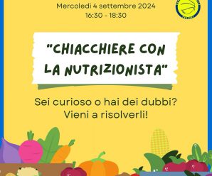 CHIACCHIERE CON LA NUTRIZIONISTA